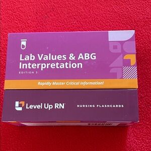 Level Up RN Nursing Flashcards - Purple